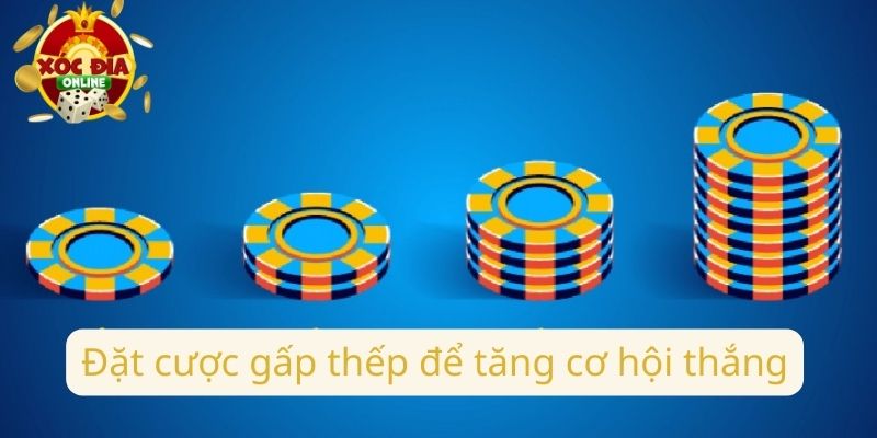 Người chơi nên đặt cược gấp thếp để tăng cơ hội thắng